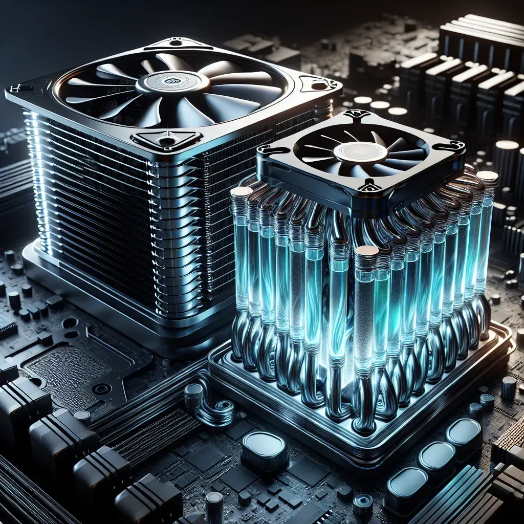 공랭 vs 수랭 쿨러: CPU 온도, 무엇이 더 효과적일까? 전격 비교 분석
